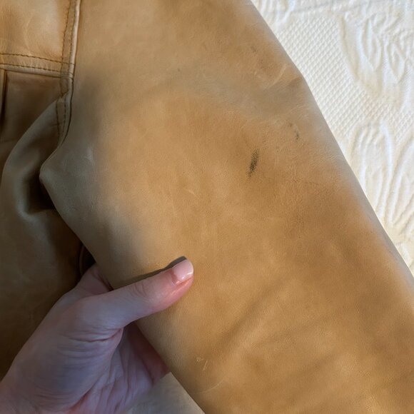 Gap Vintage Classic Leather Jacket (Size M) - Picture 7 of 10